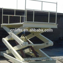 fixed hydraulic scissor lift platform for goods